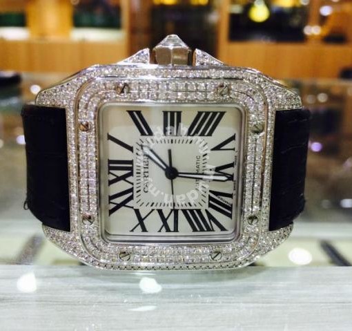 Cartier Santos XL Diamond | SWISS HOUR
