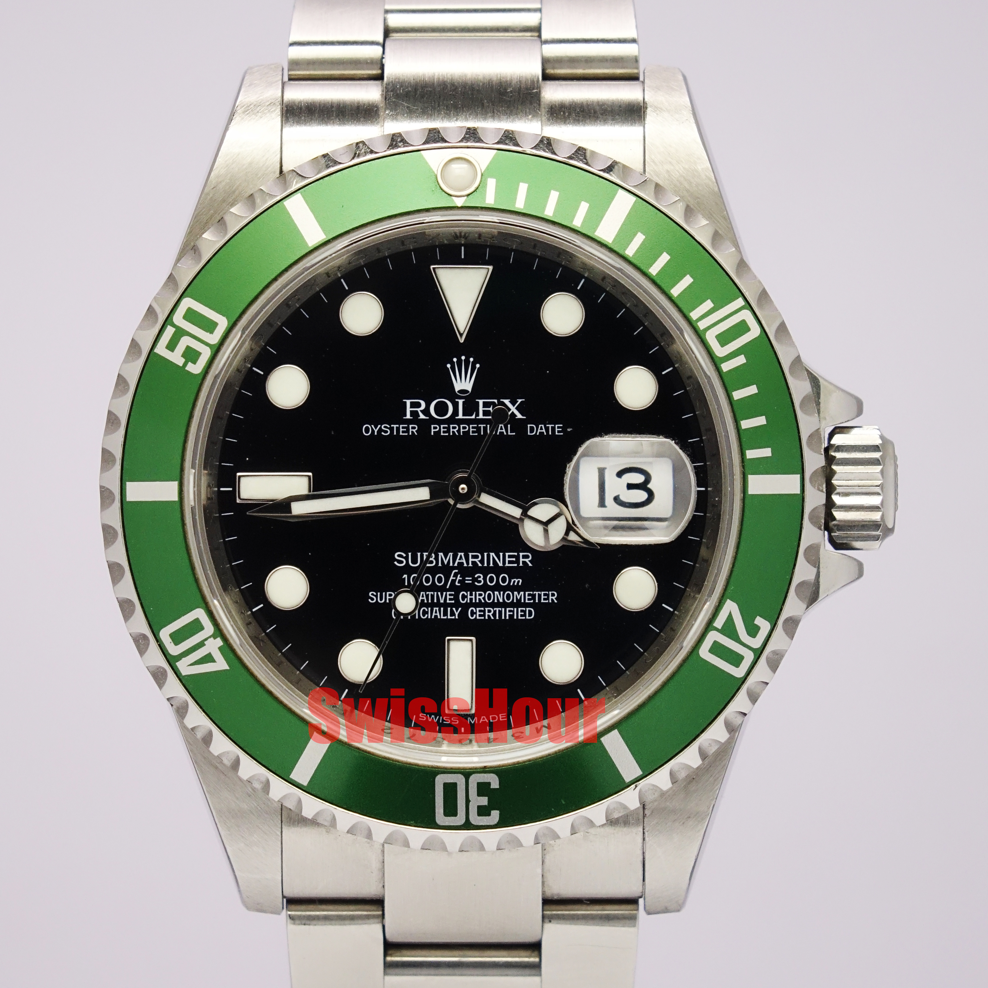 Rolex Submariner Date 16610LV Kermit Year 2010 | SWISS HOUR