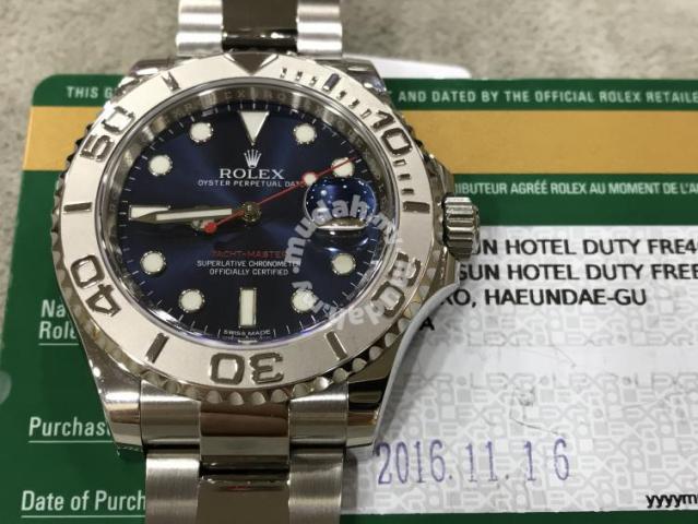 Rolex Yacht Master Blue Dial Year 2016 - SWISS HOUR