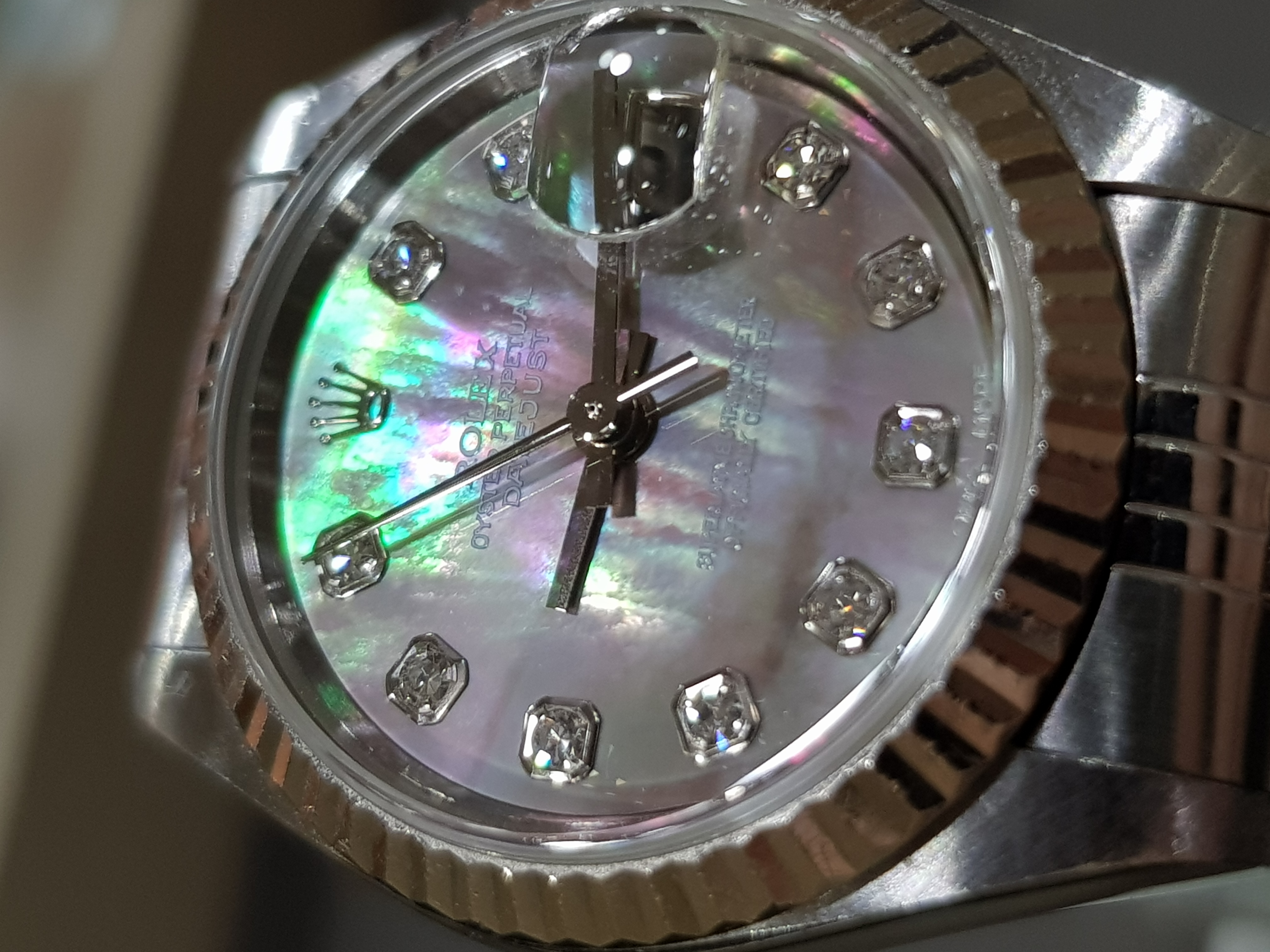rolex mop diamond dial