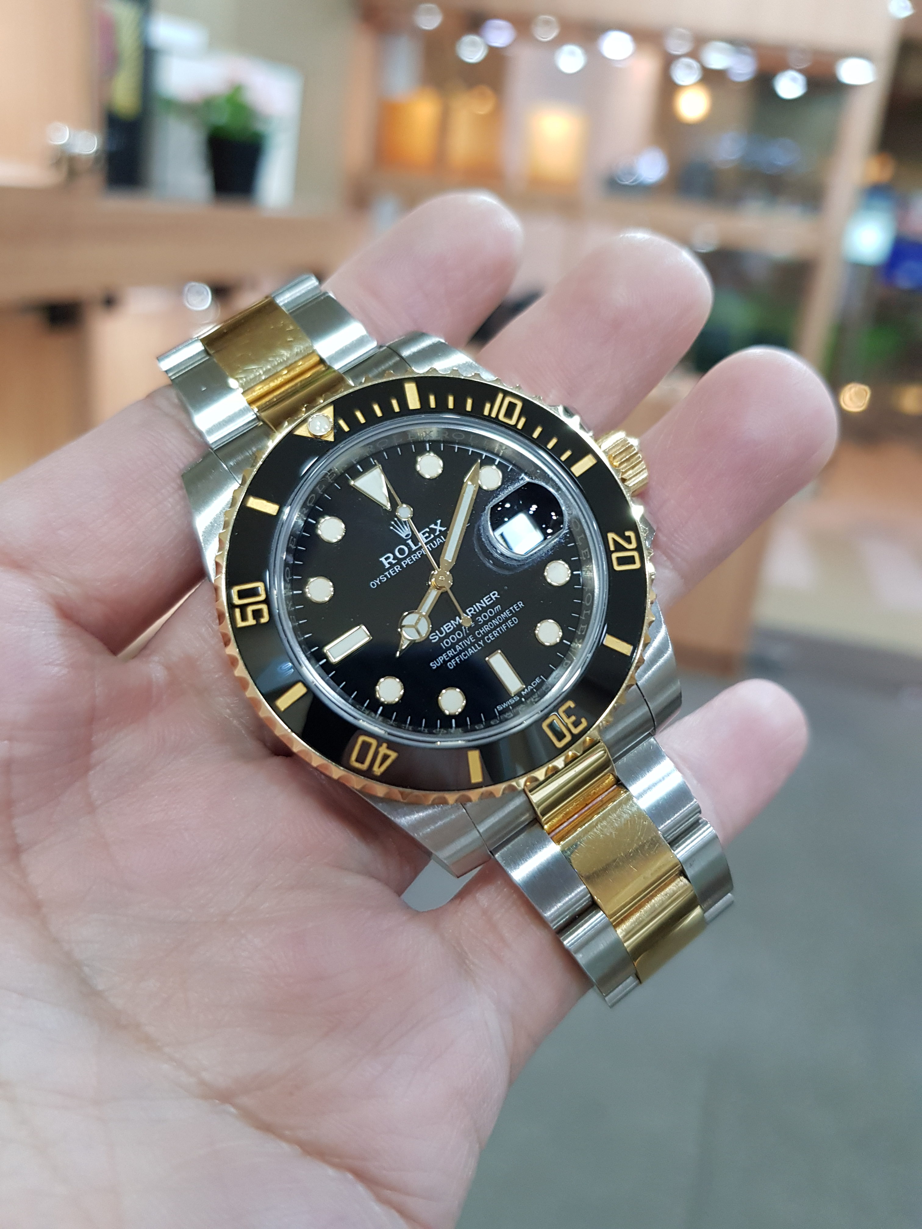 rolex submariner black gold