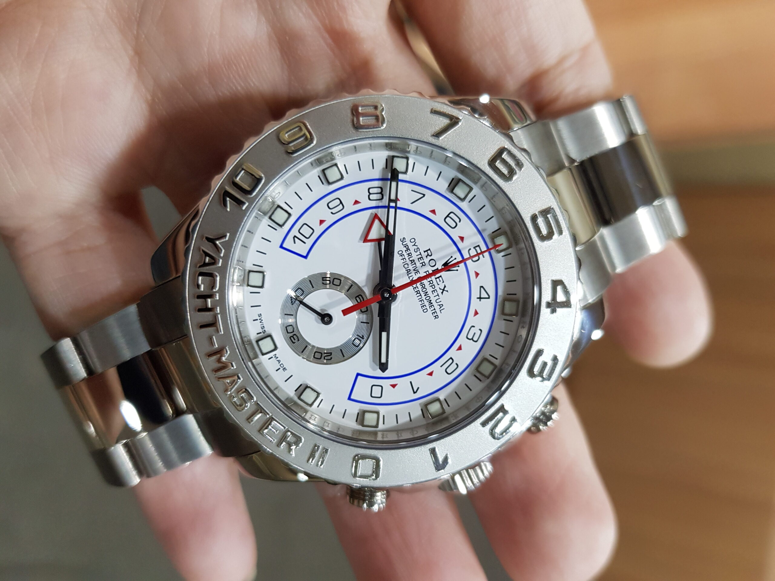 yacht master 2 white gold price