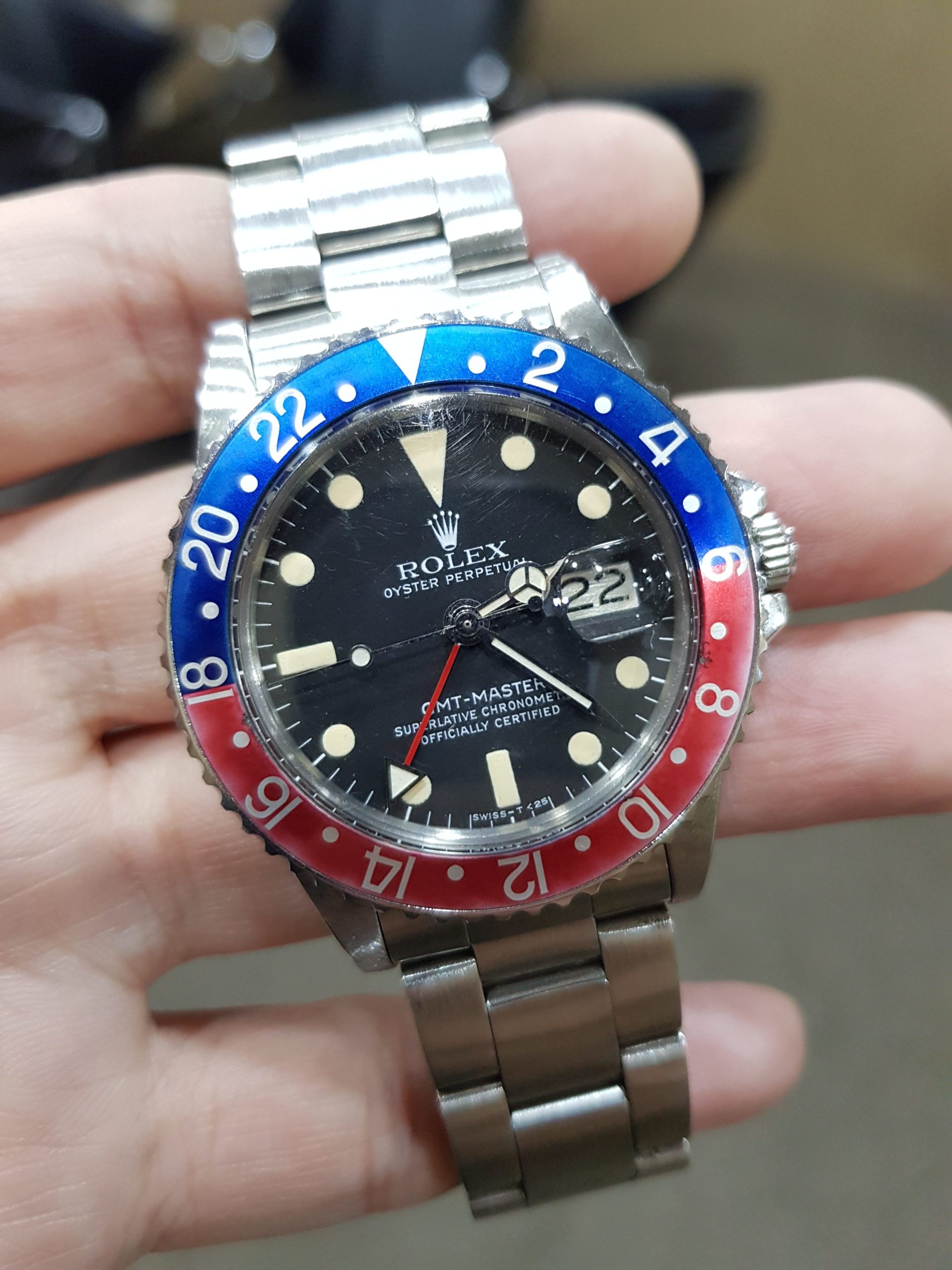 Rolex 1675 GMT Master Transitional