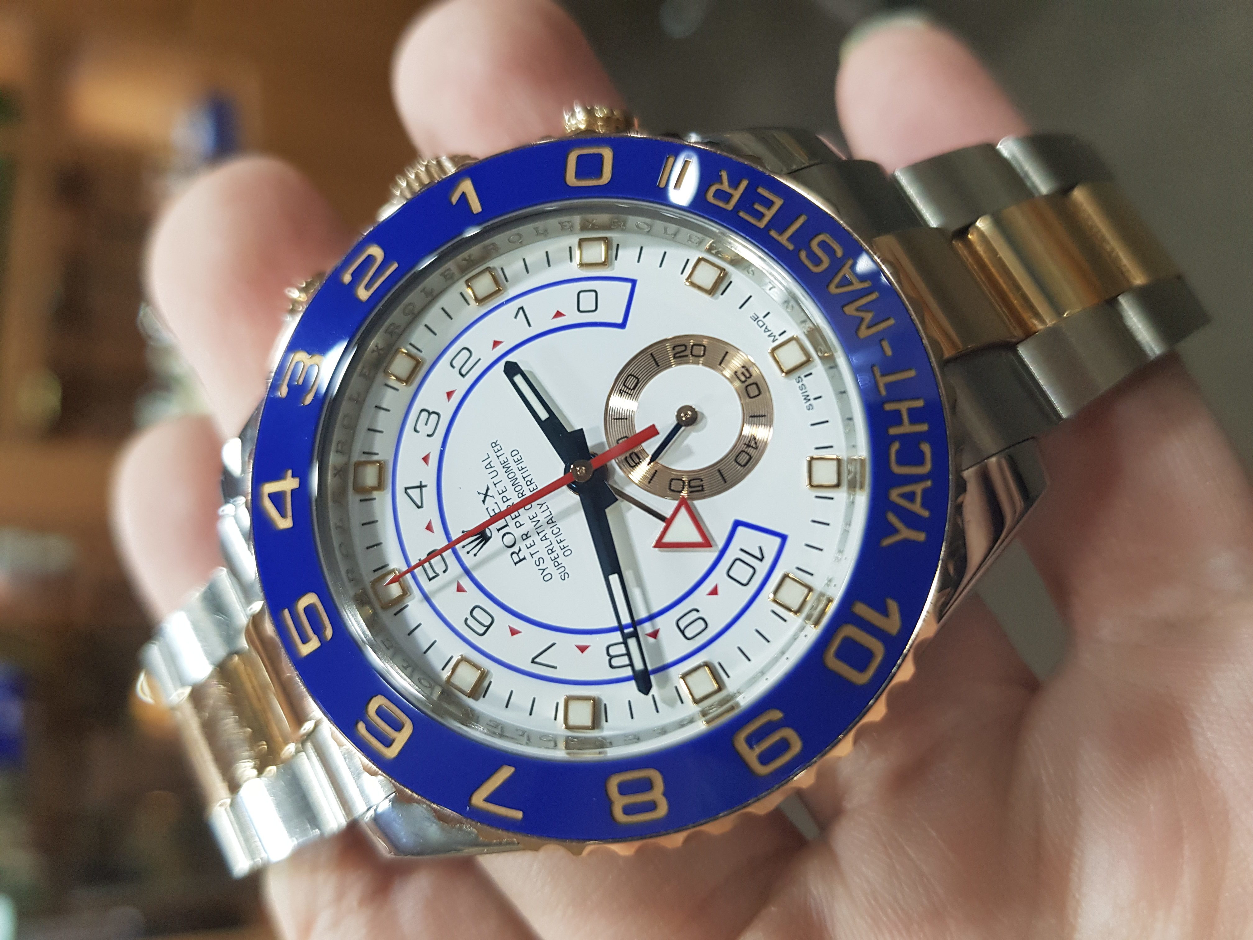 yacht master 2 two tone price